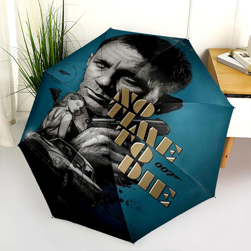 007: Spectre Danger Folding umbrella travel Suitable for all seasons light printing Umbrella