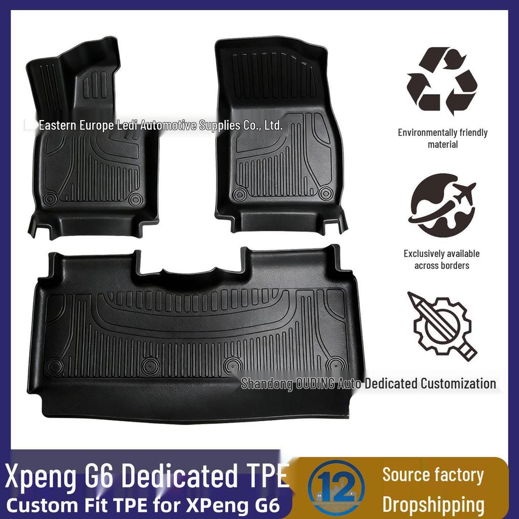 XPeng G6 Eco-friendly Odorless TPE Floor Mats for Interior Car Protection