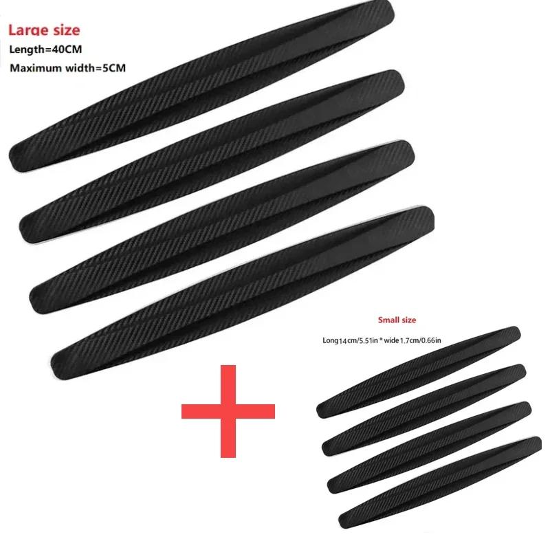 8Pcs Large/Small Size Car Bumper Protector Strip Guard Corner Protection Strips Scratch Protector Crash Blade Anti-Collision