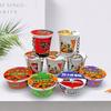 Novelty Simulation Instant Noodles Keychain Mini Snacks Pendant Bag Pendant Creative Backpack Decoration Accessories Gifts