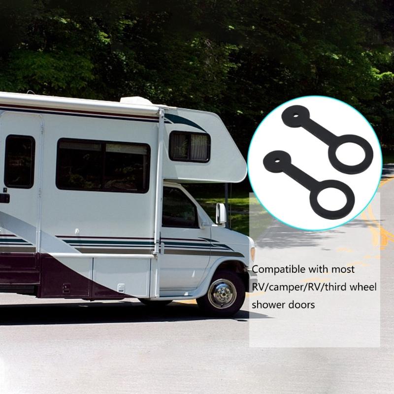 Campers Motorhomes Third Wheel Shower Door Travel Latches Flexible Strap Securely Suitable for Travel F100158276 0273349