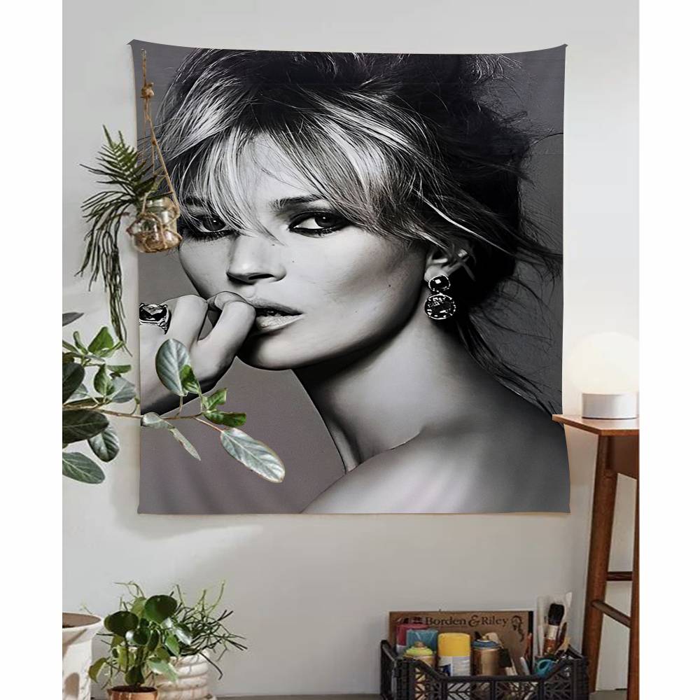 Kate Moss Modern Art Tapestry Wall Hanging Cheap Hippie Wall Hanging Bohemian Wall Tapestries Mandala Wall Hanging Sheets