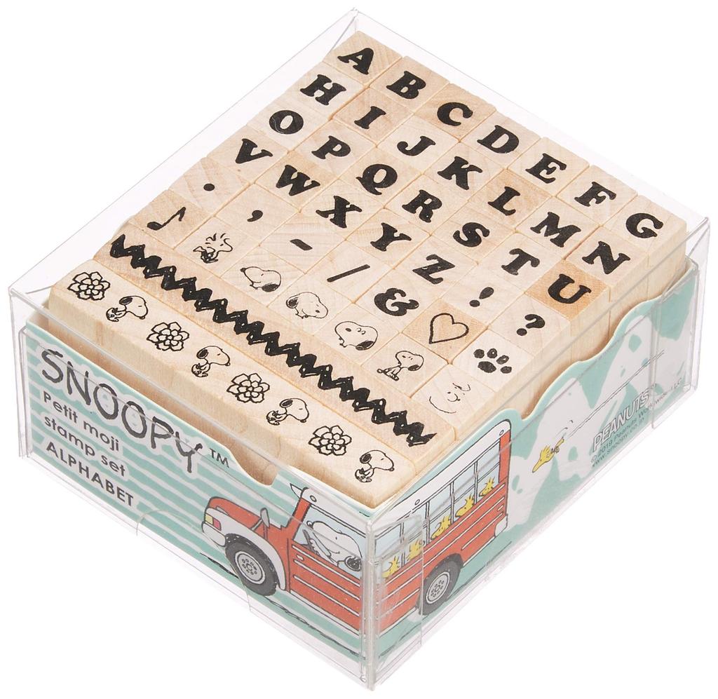 Kodomo No Kao Snoopy Petit Letter Set U Alphabet 2250-001