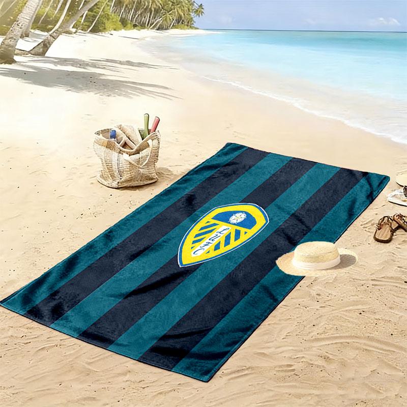 Leeds Poster Strandtuch, Großes Weiches Schnelltrocknendes Handtuch für Strand Camping Schwimmen