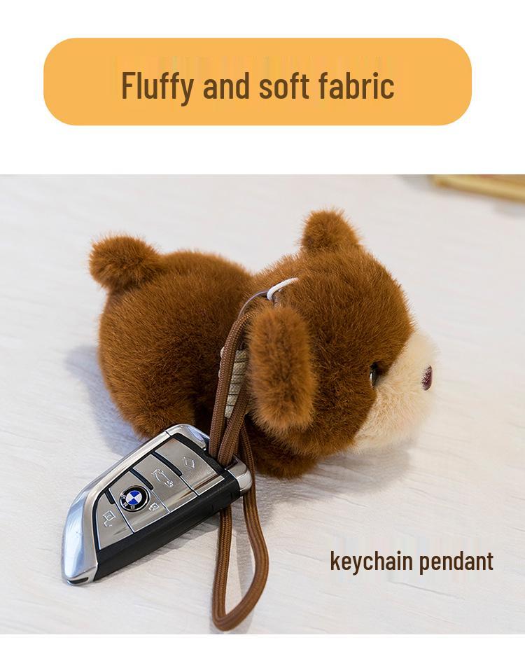 Niedlicher Cartoon Tier Plüsch Schlüsselanhänger - Tischbegleiter Serie