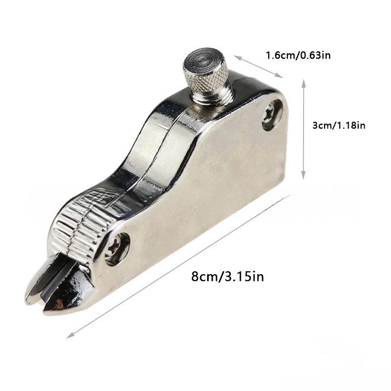 DIY Handmade Leather Leather Tools, Stainless Steel V-Groove Digger, Adjustable Depth Groove Pusher Groove Digger