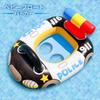 Remarks Japan Baby Float, Police Car Design, for Babies and Kids, with Foot Holes, Cute, for Pool, Beach, Travel, Ocean, Summer, and Water Play