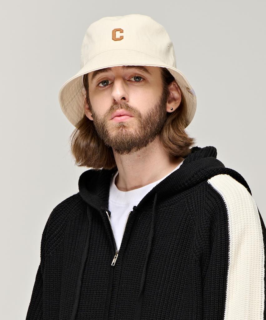 CARGOBROS Cb Logo Round Bucket Hat (Ivory)