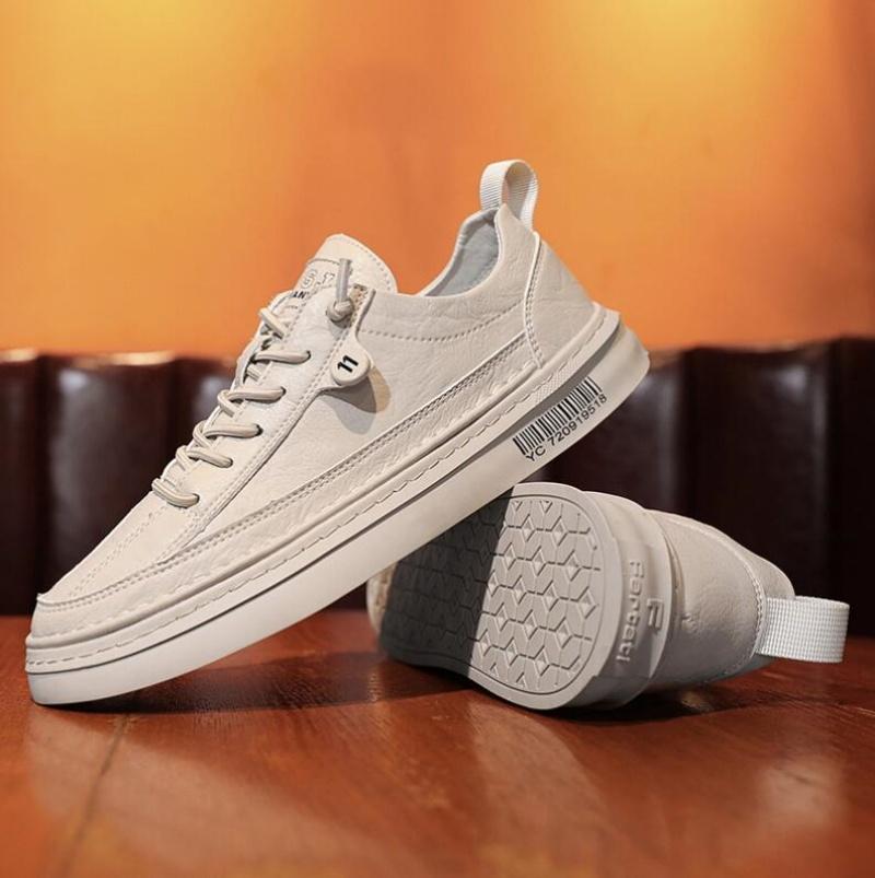 Mode Herbst Herren Lässige Neue Lederschuhe für Herren Rutschfeste Sportschuhe Mode Bequeme Sneaker Herren Flache Slipper Lässige Schuhe