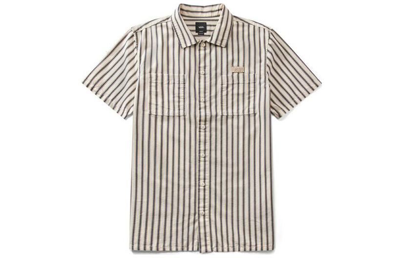 Vans Shirts Men s Ecru Lapel Moderate Other VN0A5KMGZMM M