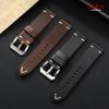 Handmade Stitching Cowhide Watch Strap Vintage Business Watchband 18mm 20mm 22mm 24mm 26mm Soft Leather Strap Men's Bracelet
