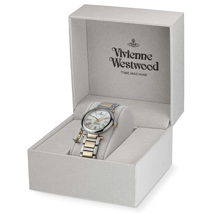 VIVIENNE WESTWOOD Orb 32mm VV006MOPSG Women's Quartz Analog Shell Watch Stainless Steel Bracelet White [Used]