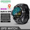 SACOSDING New Men's GPS Sports Smart Watch Outdoor Sports Fitness Tracker Bracelet Super Long Standby Sleep Health Monitoring Wrist Watch
