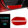 Soft Carbon Fiber Sticker For Subaru Crosstrek 2018-2023 Impreza 2017 2018 2019 2020 2021 2022 2023 Interior Trim Car Door Side
