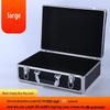 Aluminum Alloy Portable Toolbox with Lock for Hardware, Documents, and Cash Storage