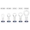 Glvaner RoundU-shaped Terminal Connector Kit, 5 Types, 200 Pieces, Copper Material, Tin-plated Surface, Bare Crimp Terminals, Wiring Connectors, with