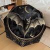 1pc Gothic Bat Moon Night Artwork Umbrella with Plastic Handle,Suitable for All Seasons Home Travel Outdoor UmbrellaDD090