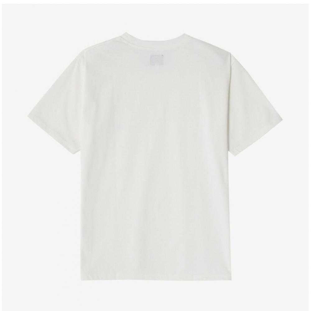 Nadeln Ot262 A Weißes Poly-Jersey Herren Kurzarm T-Shirt