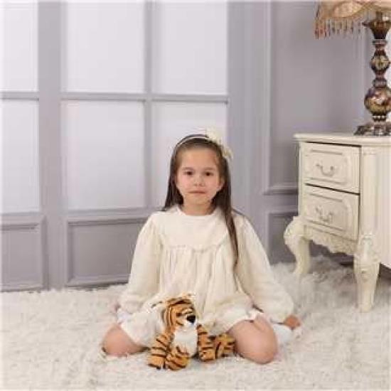 Apricot Lamb Tiger Plush Soft and Fluffy Suitable for Boys and Girls Toy, Cute, Tiger, 20cm,