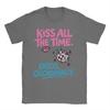 Kiss All The Time Harrys Album TShirt Men Women Styles Novelty Pure Cotton Tee Shirt Short Sleeve T Shirt Gift Idea Clothing