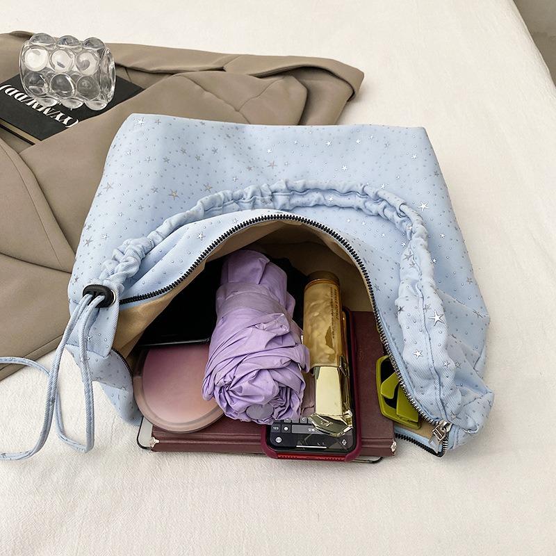Slack large-capacity bag lady, new commuter versatile shoulder messenger cloth bag college student tote bag