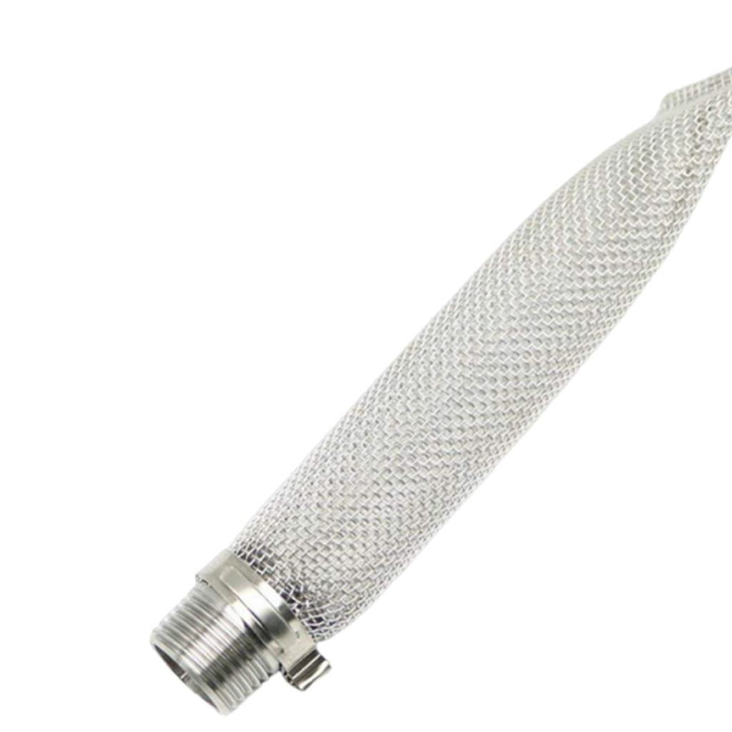 Home Brewing Stainless Steel Beer Filter Tube Durable Mesh Strainer Easy Install Bazooka Screen for Beer