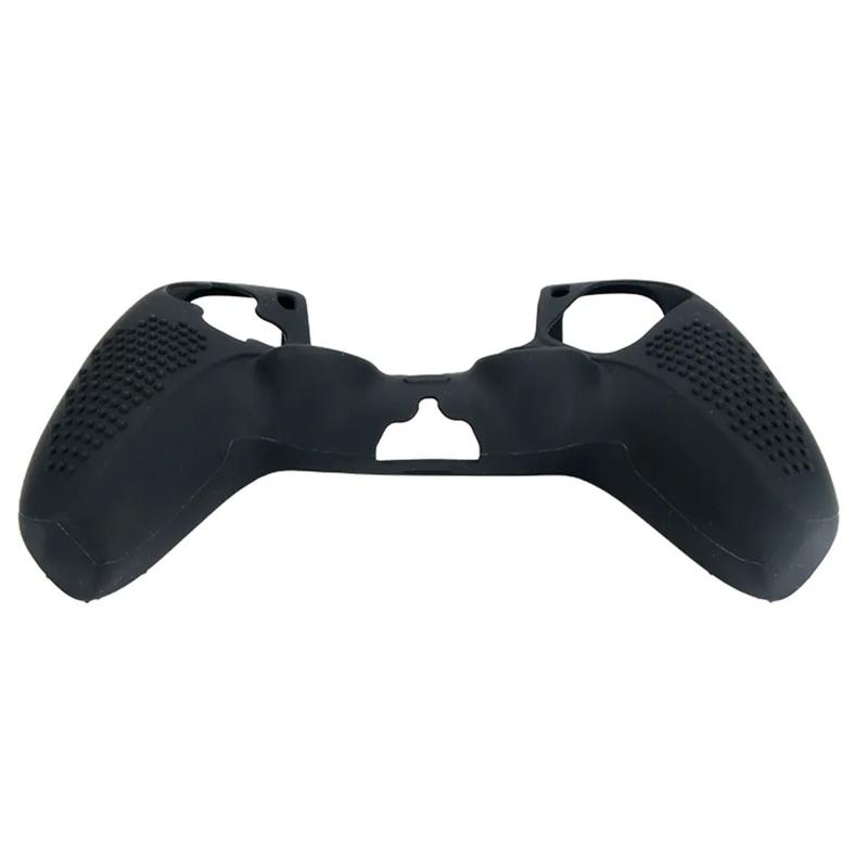 1 Stück Rutschfeste Silikonhülle Skin für PS5 Controller Weiche Hülle Mit Anti-Rutsch-Punkten Daumenstick für Dualsense