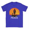 Unisexs TShirt Walk for Peace Monks with Aloka Dog Novelty Cotton Tees Minimalist Zen T Shirts Round Neck merchandise Plus Size