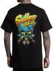 Mürrische Herren Slime Abzeichen Kurzarm Standard T-Shirt Tattoo Totenkopf Kunst Logo T-Shirt
