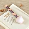 Cartoon ceramic long-handle spoon, food-safe & dishwasher safe, ideal for soup, dessert and daily home use.