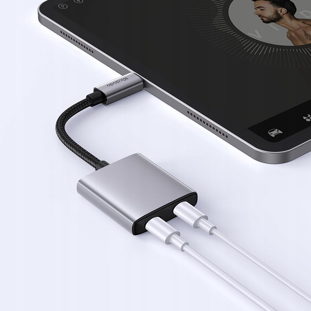 Mcdodo Adapter 2X Usb-C Adapter Usb Type C Cable To Samsung Apple With Dac
