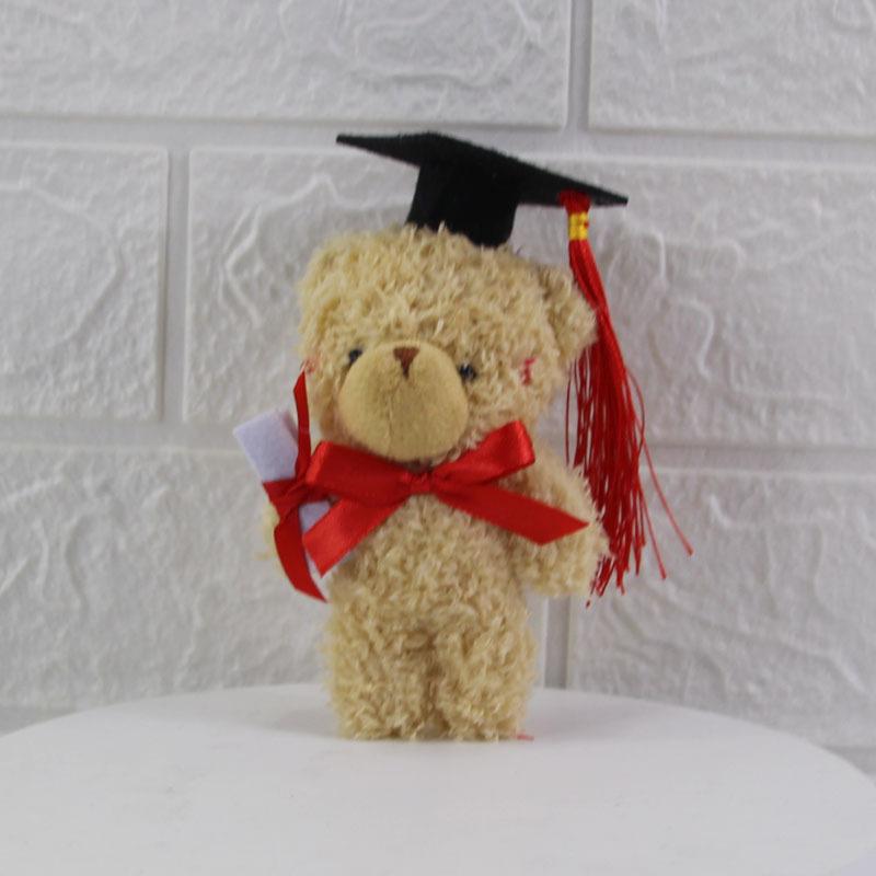 13cm Graduation Bear Dr. Bear Cartoon Lovely Bear Soft Graduation Bear Dolls  Kindergarten