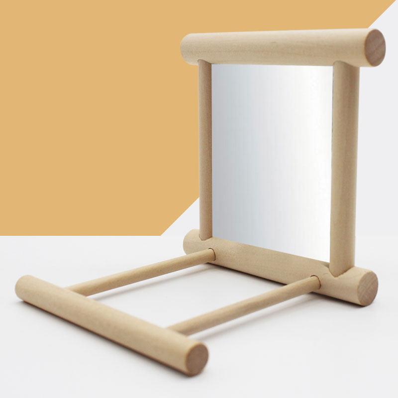 Bamboo Wood Yellow Wooden Cloud Ladder Climbing Jump Platform Durable And Eco-friendly Bird Parrot