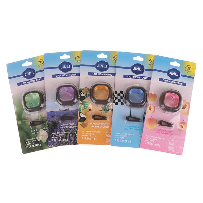 Long-Lasting Car Air Freshener Vent Clip Essential Oil Scented Odor Eliminator 0.14Oz Alcohol-Free Fragrance For Fresh Car Smell