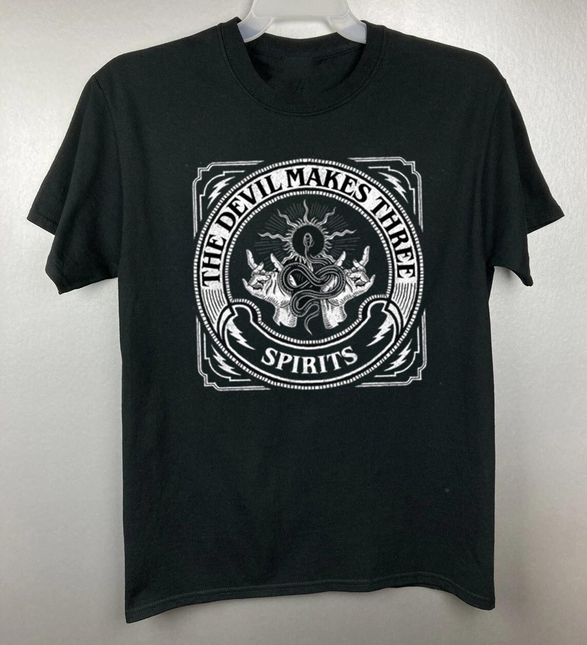 the devil makes three spirits Cotton Shirt Black Color MI917 S разноцветный