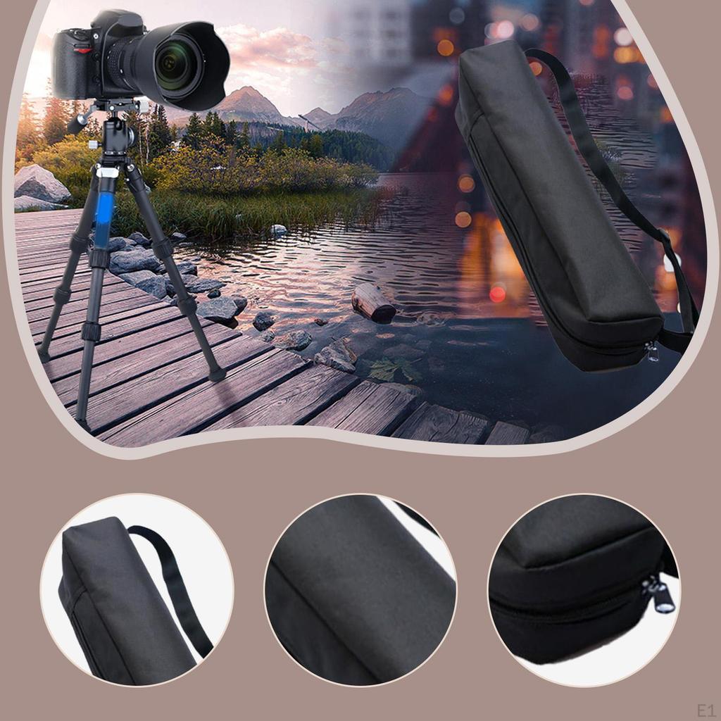 Tripod Storage Bag Cameras Carrying Case Smooth Zipper Shoulder for Monopod Fishing Gear