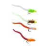 Glowing Soft Silicone Worms Fishing Lures Simulated Earthworms Baits Swimbaits Artificial Baits Fishing Accessories