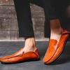 Fashion Plus Big Size Plain Slip-on Man Casual Shoe Comfortable Classic Original New In Low Price Footwear Offer Leather Shoes for Men