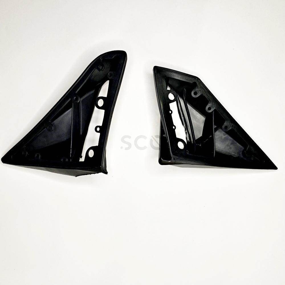 Sada pryžového těsnění zrcátka pro W124 pro W201 pro C124 pro S124 Levá pravá sada Gumy bočních zrcátek Černá LHD A1248107716