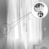 Alloy Curtain Hook Wall Door Hanger