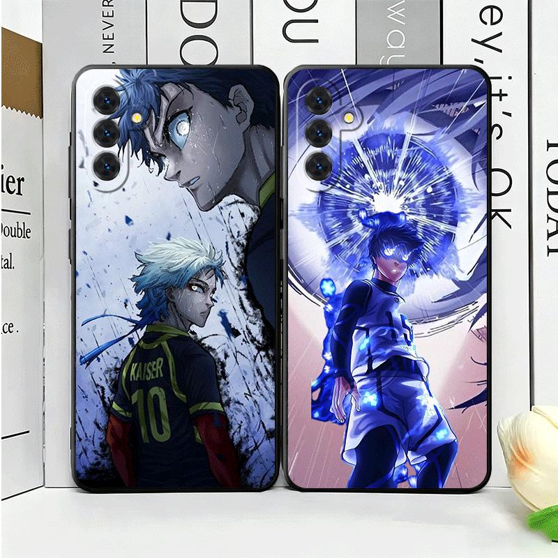 Blue L-Locks Isagi Yoichi Soft Phone Case for Samsung A17 A37 A57 A16 A26 A36 A56 A15 A25 A35 A55 A14 A24 A34 A54 A13 A23 A33 A5