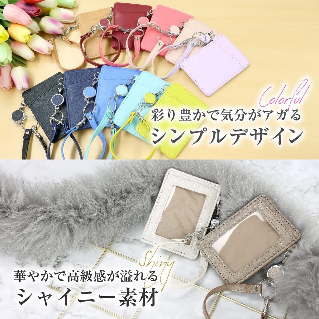 Ausgewählter Leder-Passhalter mit Ausziehband von Jewel Beauty, Platz für zwei IC-Karten und mit Ausziehband ausgestattet. Perfekt für Männer und Frauen, dieses farbenfrohe Passetui
