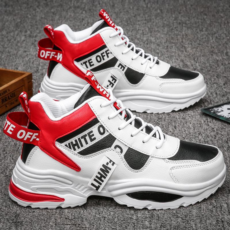 Fashion Autumn Newmen Men Boots Casual Boots for Men High-top Tooling Winter Shoes Tide Boots British Men Autumn New Personality Basket