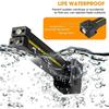 Foldable COB LED Work Light Dimmable Rotatable Flashlight Waterproof Magnetic Lamp with Hook for Car Repair Camping Emergency Outdoor Working Use