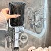Comb Storage Shelf Self-Adhesive Bathroom Storage Rack Butterfly Shape Acrylic Storage Holder for Home