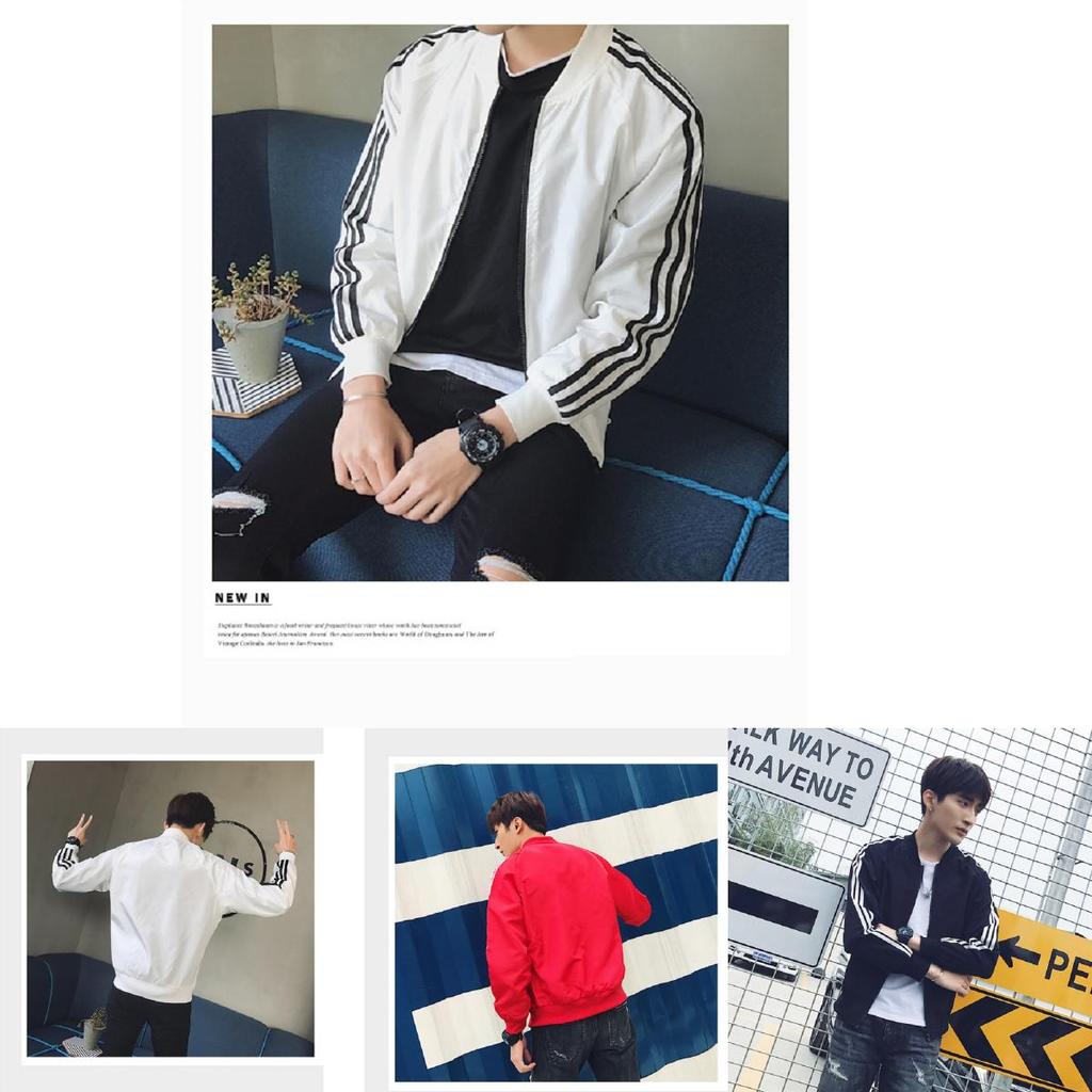 Summer New Men's Lightweight Sunscreen Jacket With Classic Baseball Uniform Style
