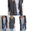 Casual Cotton Knit Cardigan Womens Open Front Loose Fit Long Sleeve Top For Versatile Wardrobe Essentials