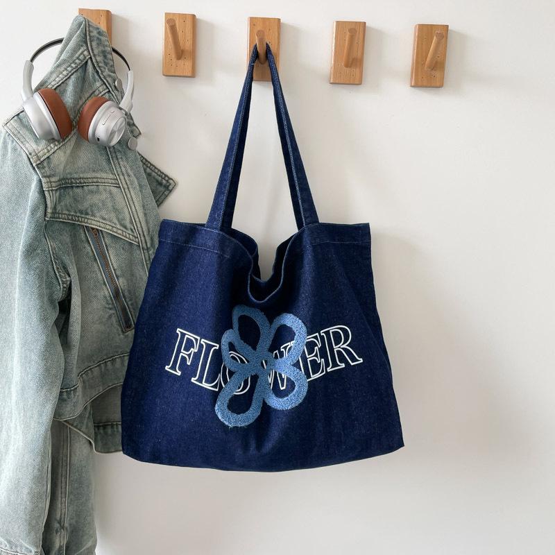 Летняя новая большая сумка-тоут холщовая сумка повседневная простая рабочая сумка на плечо зарубежная сумка-тоут