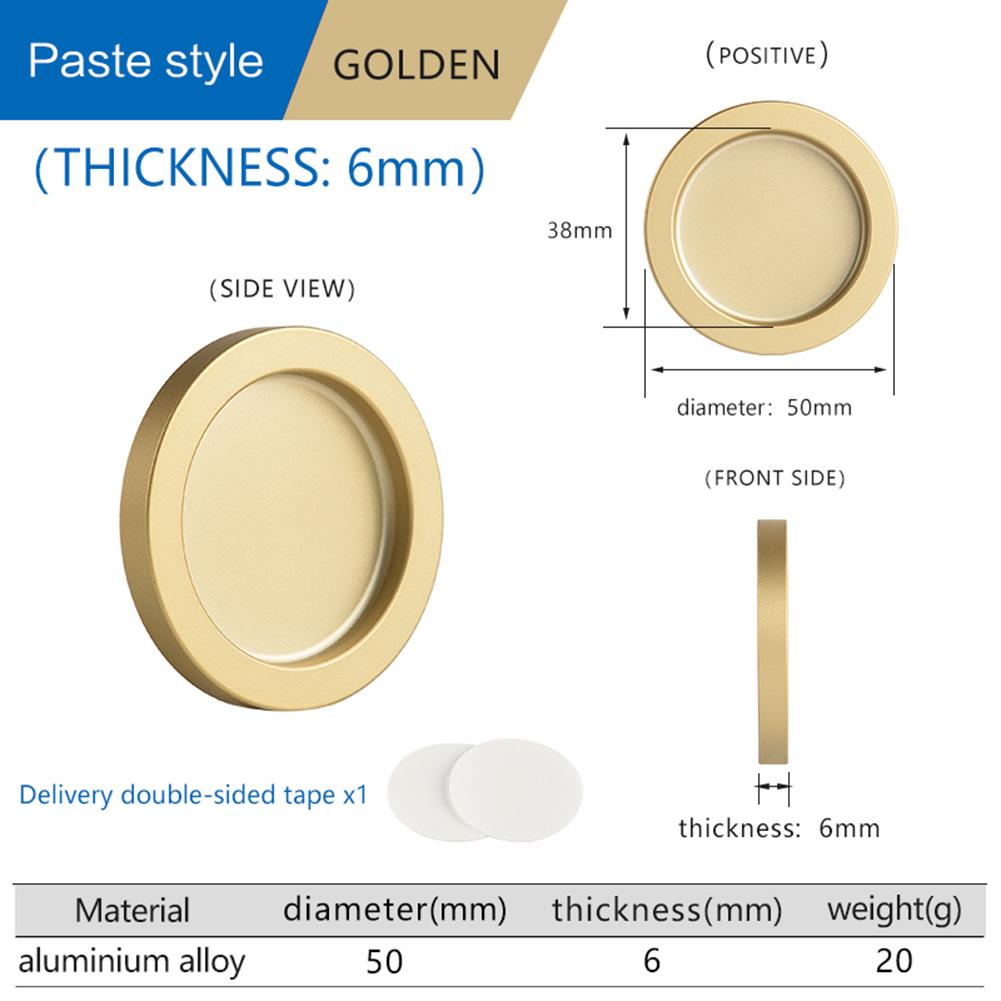 

As Shown Aluminum Alloy Knob Elegant Design Easy Removal Functional Design Long-Lasting Material Modern Aesthetic