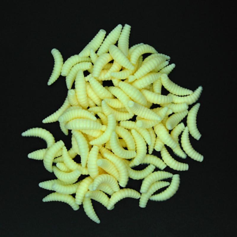 Fishing Lures Fulljion 10/50100 Pcs Lifelike Smell Glow Soft Bait Fishing Hobby